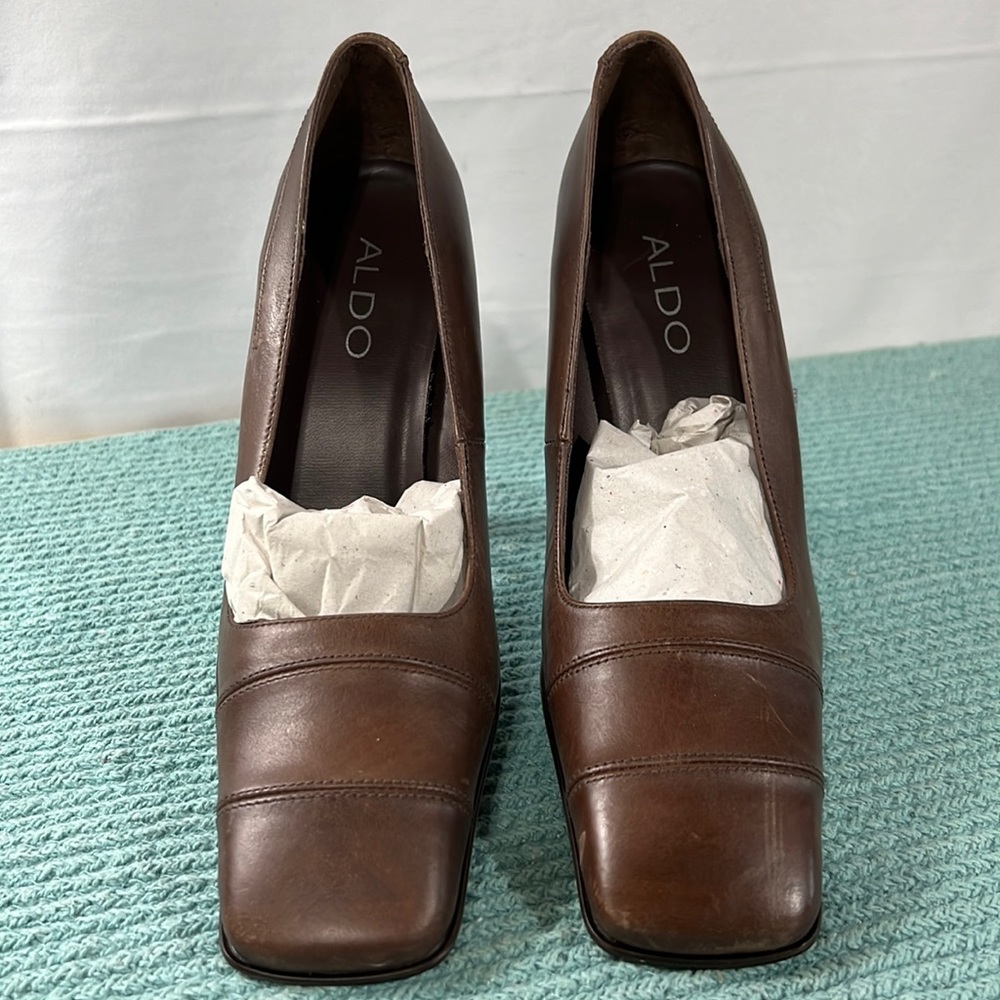 Aldo Brown Heels, Eur 36, US Size 6